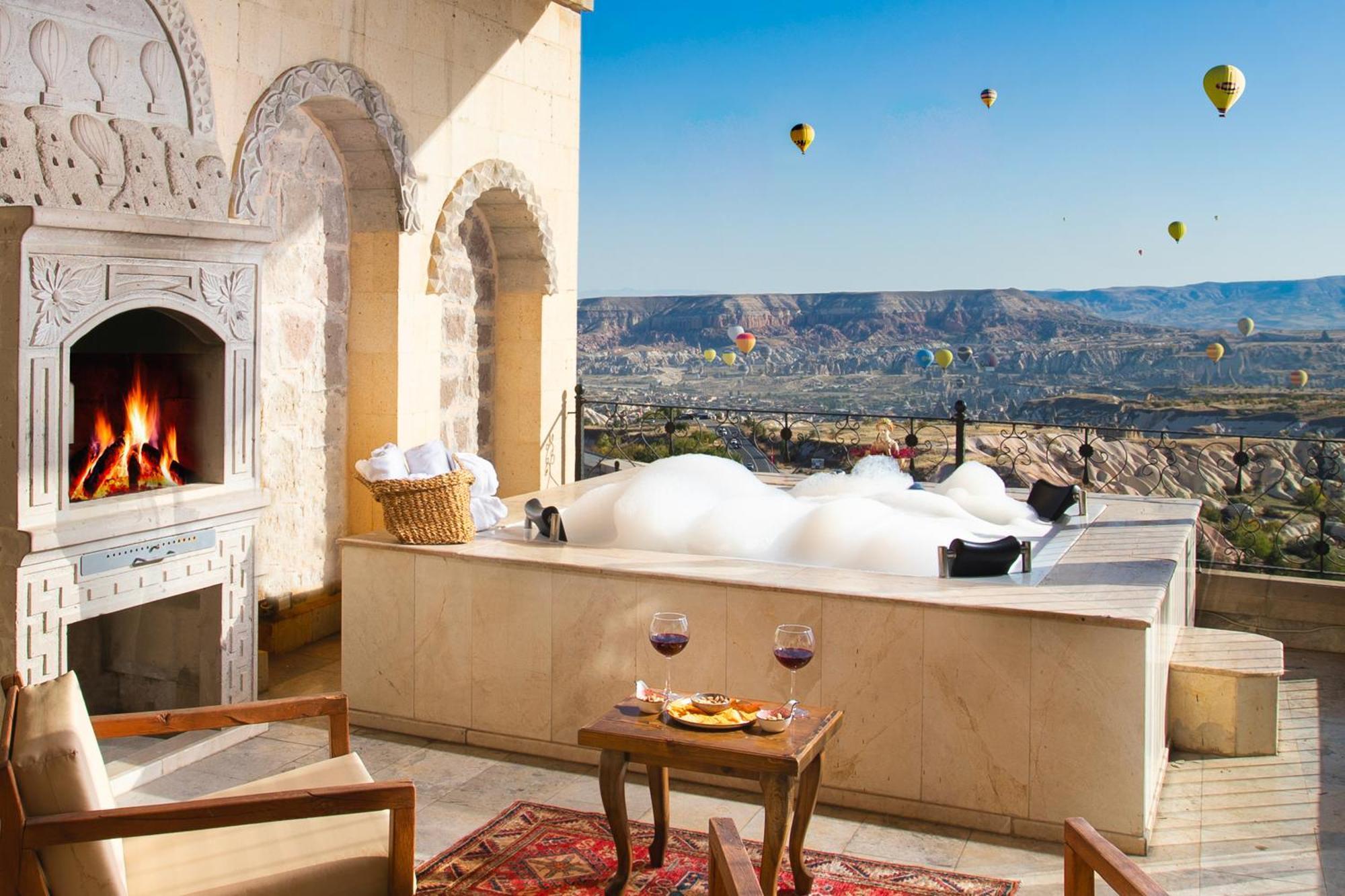 Simera In Cappadocia - Special Class - Best View Rooftop Üçhisar Exterior foto