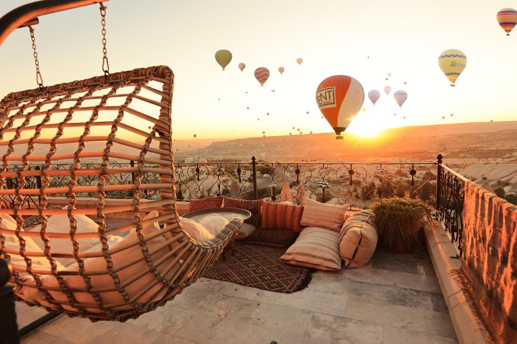 Simera In Cappadocia - Special Class - Best View Rooftop Üçhisar Exterior foto